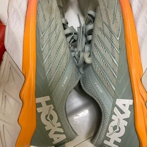 Hoka One One Light Gray Athletic Shoes